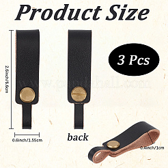 3 шт. брелок из воловьей кожи&nbsp;KEYC-CL0001-33B