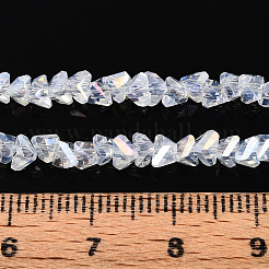 Гальванические стекляныне бусины&nbsp;X-GLAA-N023-4mm-01