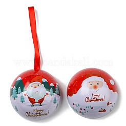 Aufbewahrungsboxen für Bonbons mit runden Kugeln aus Weißblech&nbsp;CON-Q041-01E