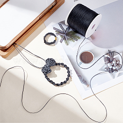 1 рулон круглых вощеных полиэфирных шнуров&nbsp;YC-PH0002-44A