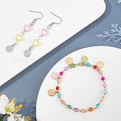 Подвески из нержавеющей стали 304 с вакуумным покрытием pvd&nbsp;EJEW-UN0001-40B