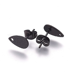 Accesorios para pendientes de acero inoxidable 304 con revestimiento iónico (IP)&nbsp;STAS-O119-12B-B