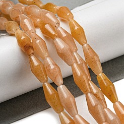 Натуральный красный авантюрин бисер нитей&nbsp;G-A223-A01-01