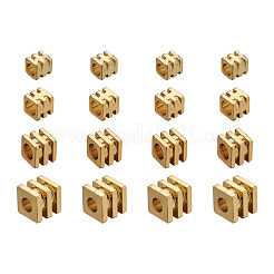 Perles séparateurs en laiton&nbsp;KK-PJ0001-12G