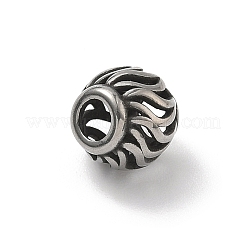 Perles européennes en acier inoxydable 304&nbsp;STAS-H238-09A-AS