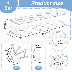 U-образный акриловый держатель для бейсбольного мяча&nbsp;AJEW-WH0009-31