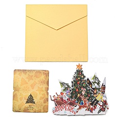 3D Pop-up-Grußkarte aus Papier&nbsp;AJEW-P124-F01