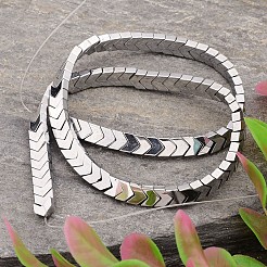 Гальванические стрелки немагнитные нити шарик синтетический гематит&nbsp;G-E295-10