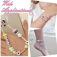 45 шт. 9-цветные бусины из сплава&nbsp;FIND-CJ0003-26