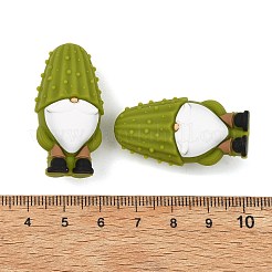 Cuentas de silicona con temática de verduras&nbsp;SL-D002-01D