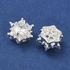 Messing-Pavé-Zirkonia-Mehrstrang-Glieder&nbsp;KK-B172-09S-03