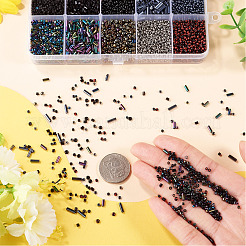 6200 pz 100 g 10 stili di perline di vetro&nbsp;SEED-TA0001-72