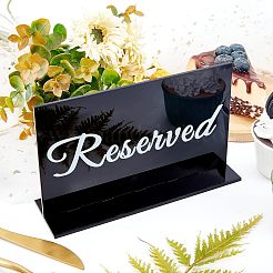 Акриловая карта бронирования столика в ресторане отеля&nbsp;DJEW-WH0050-09