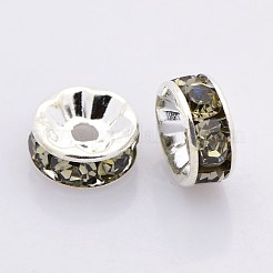 Perline distanziatori strass in ottone&nbsp;RB-A014-Z7mm-12S-NF