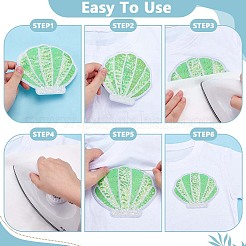 11 шт. 11 блестящих тканевых заплатки в пляжной тематике&nbsp;PATC-WR0001-27