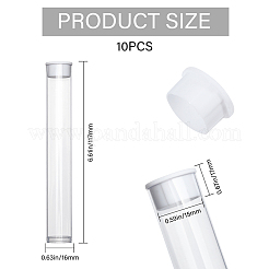Tubo di stoccaggio trasparente in plastica e gomma in pvc&nbsp;FIND-WH0176-05A