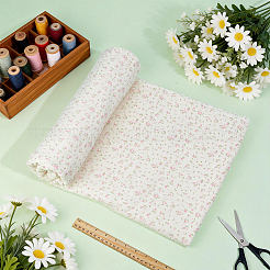 Tela de algodón con estampado de flores&nbsp;DIY-WH0504-985A
