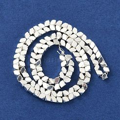 Fili di perline di ematite sintetica non magnetica elettrolitica&nbsp;G-U003-08