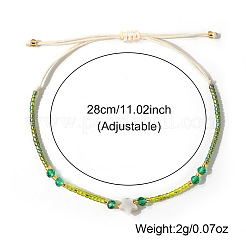 Verstellbare Glasperlen geflochtene Perlenarmbänder&nbsp;IF7120-3