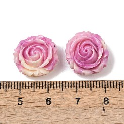 Резные бусины из синтетических ракушек&nbsp;SHEL-U001-06