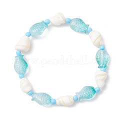 2 шт. Набор из 2 браслетов из натуральных ракушек&nbsp;BJEW-JB12209