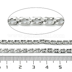 Rettangolo in acciaio inossidabile 304 anti-appannamento con catene a maglie incrociate&nbsp;CHS-K018-05P