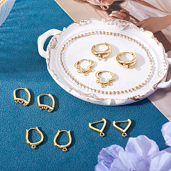 10 шт. фурнитура для сережек-колец 5 стилей&nbsp;KK-TA0002-98