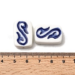 Фарфоровые бусины ручной работы&nbsp;PORC-K010-02E