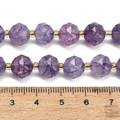 Colliers de perles en verre imitation jade teintées&nbsp;GL-Z001-02A-08