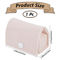 1 шт. веленевые коробки для хранения колец&nbsp;CON-CN0001-06B