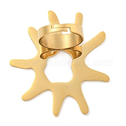 Anelli regolabili in acciaio inossidabile 304 per donna&nbsp;RJEW-F158-02G-04