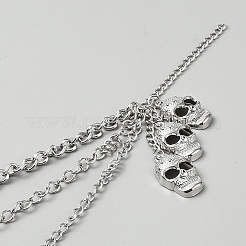 Cadenas de correas de botas multicapa de aleación&nbsp;DIY-WH0899-783