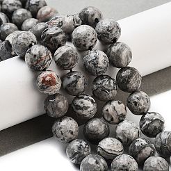 Камень натуральная карта / камень пикассо / пряди яшмы&nbsp;X-G-G099-10mm-27