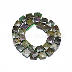 Naturales africanos hebras de abalorios de jade&nbsp;G-F725-16