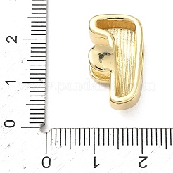 Perline iniziali in ottone&nbsp;KK-B167-27G-01F