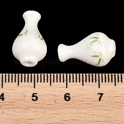 Handgemachte Porzellan Perlen gedruckt&nbsp;PORC-T136-03A-02