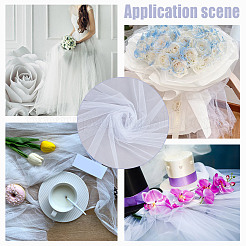 Сетчатая ткань из полиэстера&nbsp;DIY-WH0622-052B-04