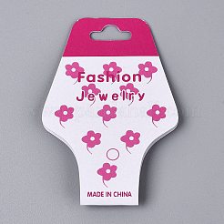 Umklappbare Schmuckkarten aus Papppapier zur Aufbewahrung von Halsketten und Armbändern&nbsp;CDIS-N004-02