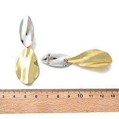 Латунные болтающиеся серьги&nbsp;EJEW-S262-07GP