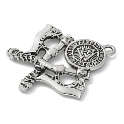 Pendentifs en alliage de style tibétain&nbsp;PALLOY-D290-09AS