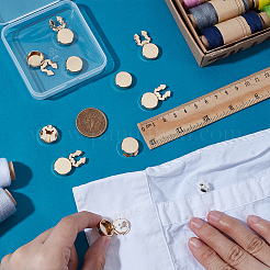 5 пара латунных запонок&nbsp;BUTT-FG0001-56G