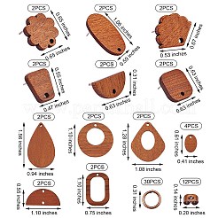 Наборы для изготовления сережек с геометрией своими руками&nbsp;DIY-SZ0008-13