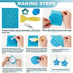 Pochoir de sérigraphie&nbsp;DIY-WH0341-188