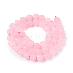 Fili di perline di giada bianca naturale smerigliata&nbsp;G-T138-8mm-209E