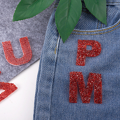 Alphabet Strass Patches&nbsp;FW-TAC0001-01A
