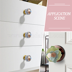 4 шт. двухцветный чехол для дверной ручки из хлопка&nbsp;DIY-GF0011-48