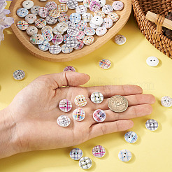 Окрашенные деревянные пуговицы &nbsp;BUTT-TAC0010-05