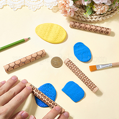 4 шт. 4 стиля палочек для печати из бука&nbsp;TOOL-CN0001-03