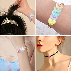 50шт УФ-покрытие непрозрачные акриловые бусины&nbsp;MACR-YW0004-06