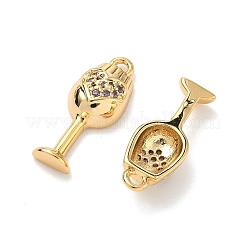 Латунные микро проложить кубического циркония подвески&nbsp;KK-A281-22G-03